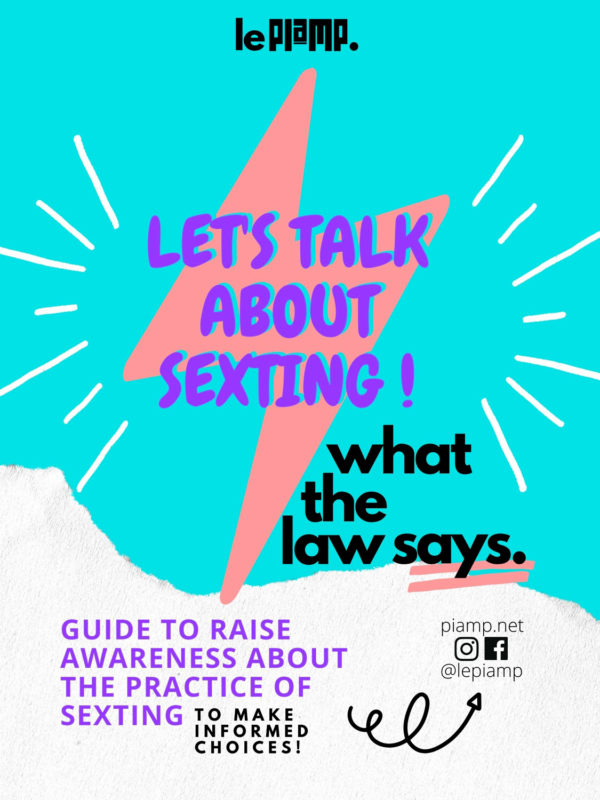 Let's talk about sexting! What the law says.